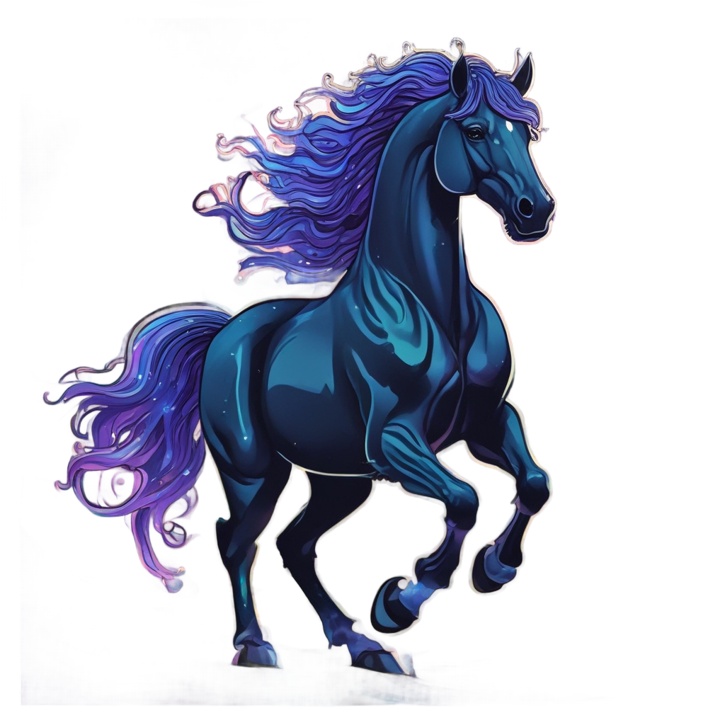 Aurora Borealis Runner — animals & pets stickers
