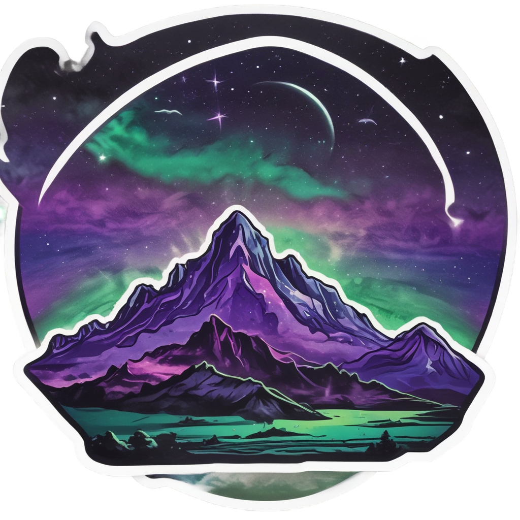 Aurora Crown Ridge — outdoorsman stickers