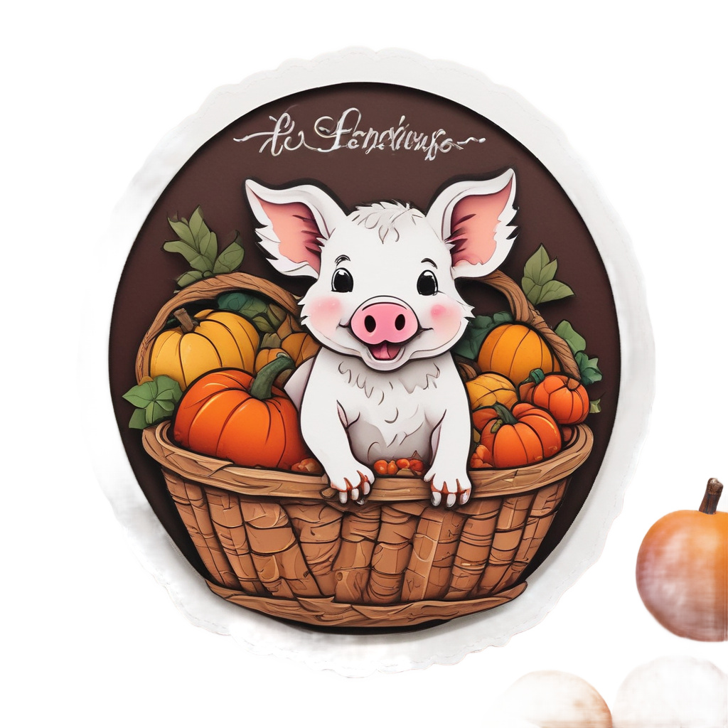 Autumn Harvest Helper — farm nursery stickers