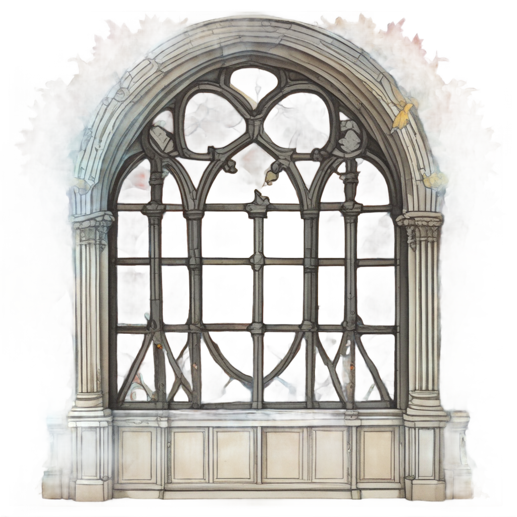 Autumn Leaf Cascade — victorian gothic stickers