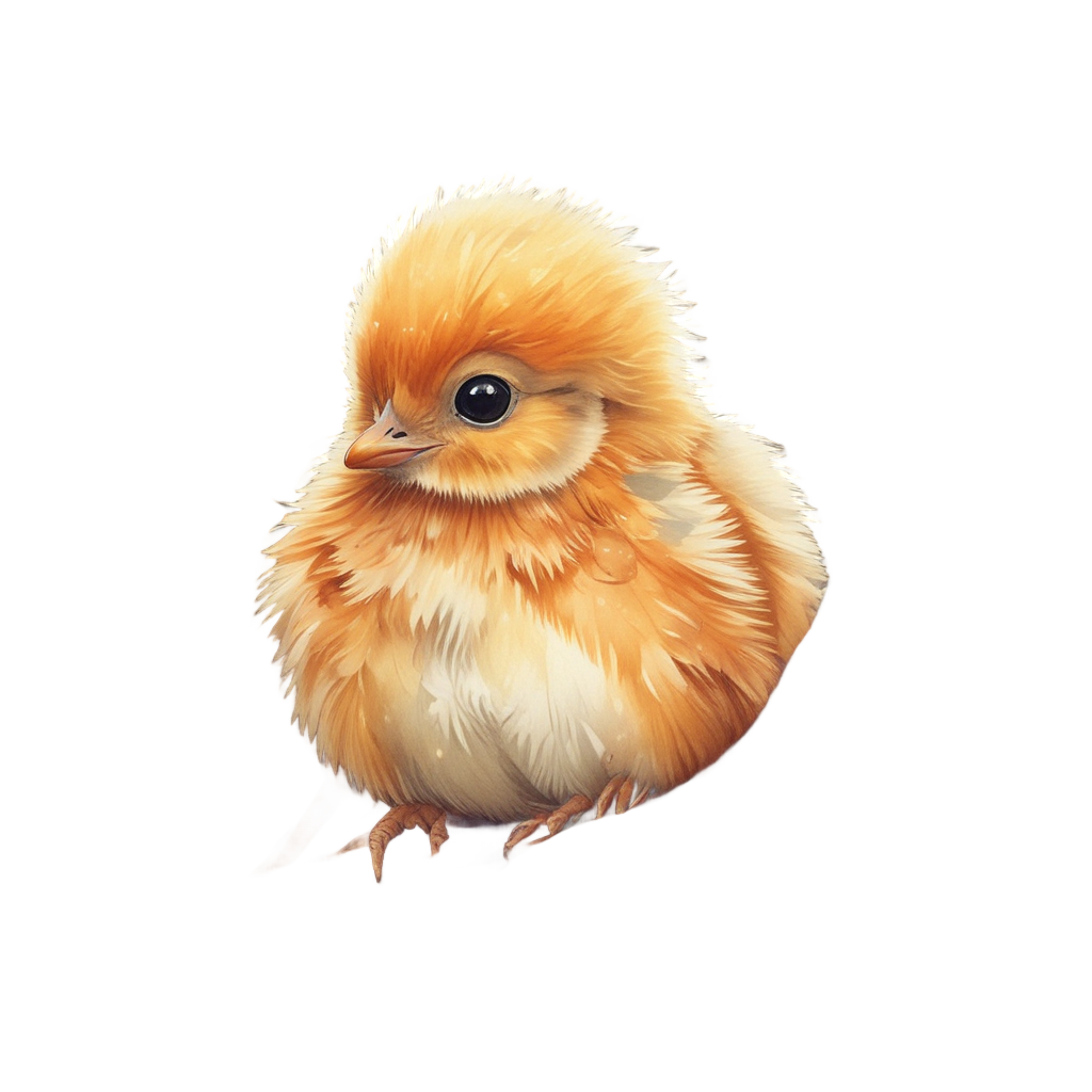 Autumn Leaf Chick — farm nursery stickers