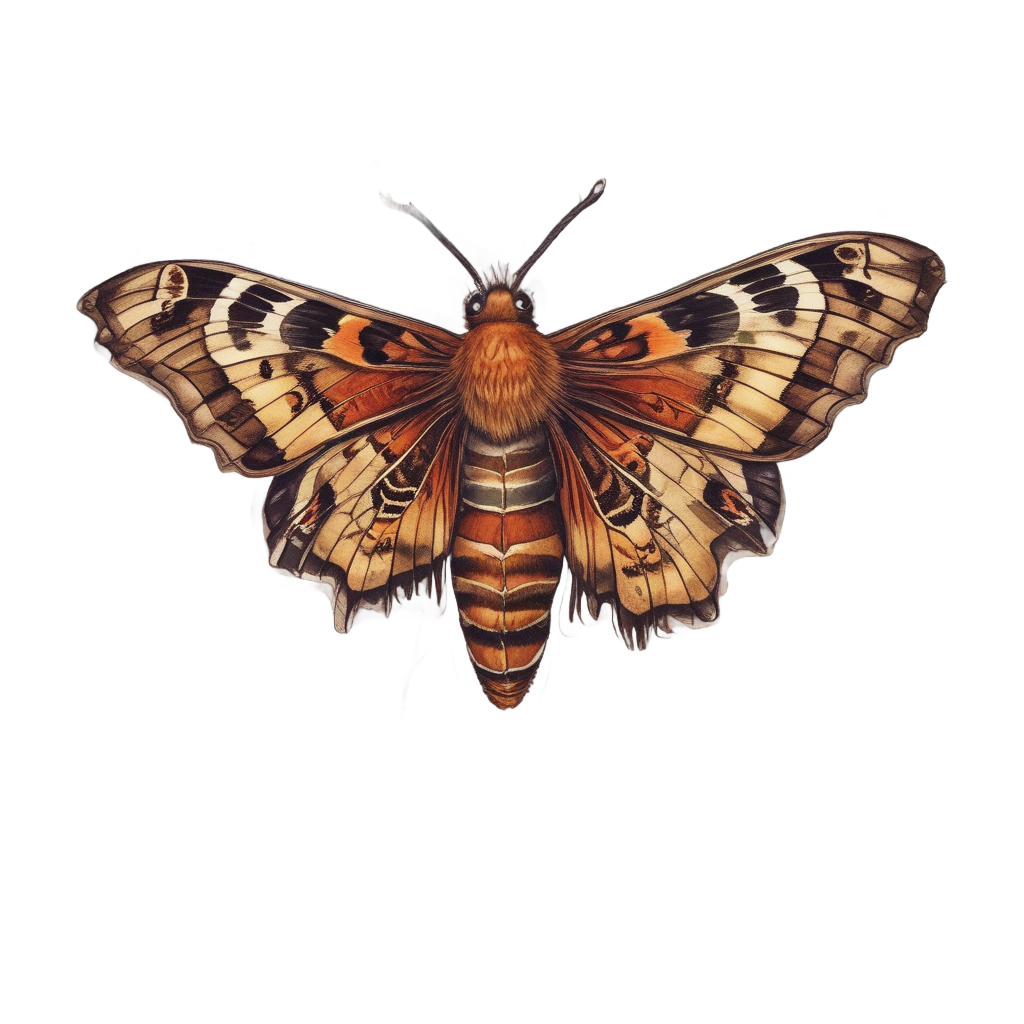 Autumn Leaf Mimic — moths & ravens stickers