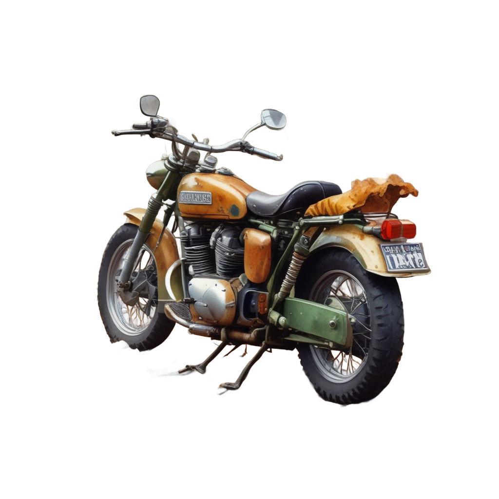 Autumn Leaves and Chrome — motorcycles stickers
