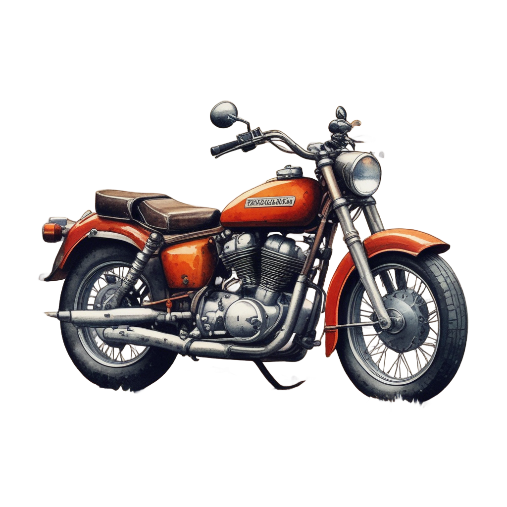 Autumn Leaves Ride — motorcycles stickers