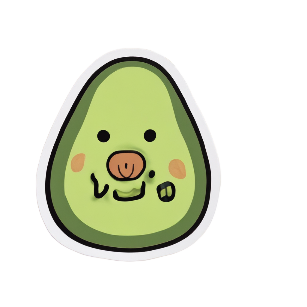 Avocado Toast Carries — open road stickers