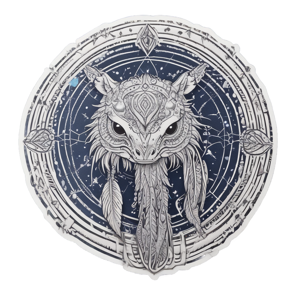 Axolotl Dreamcatcher — animals & pets stickers