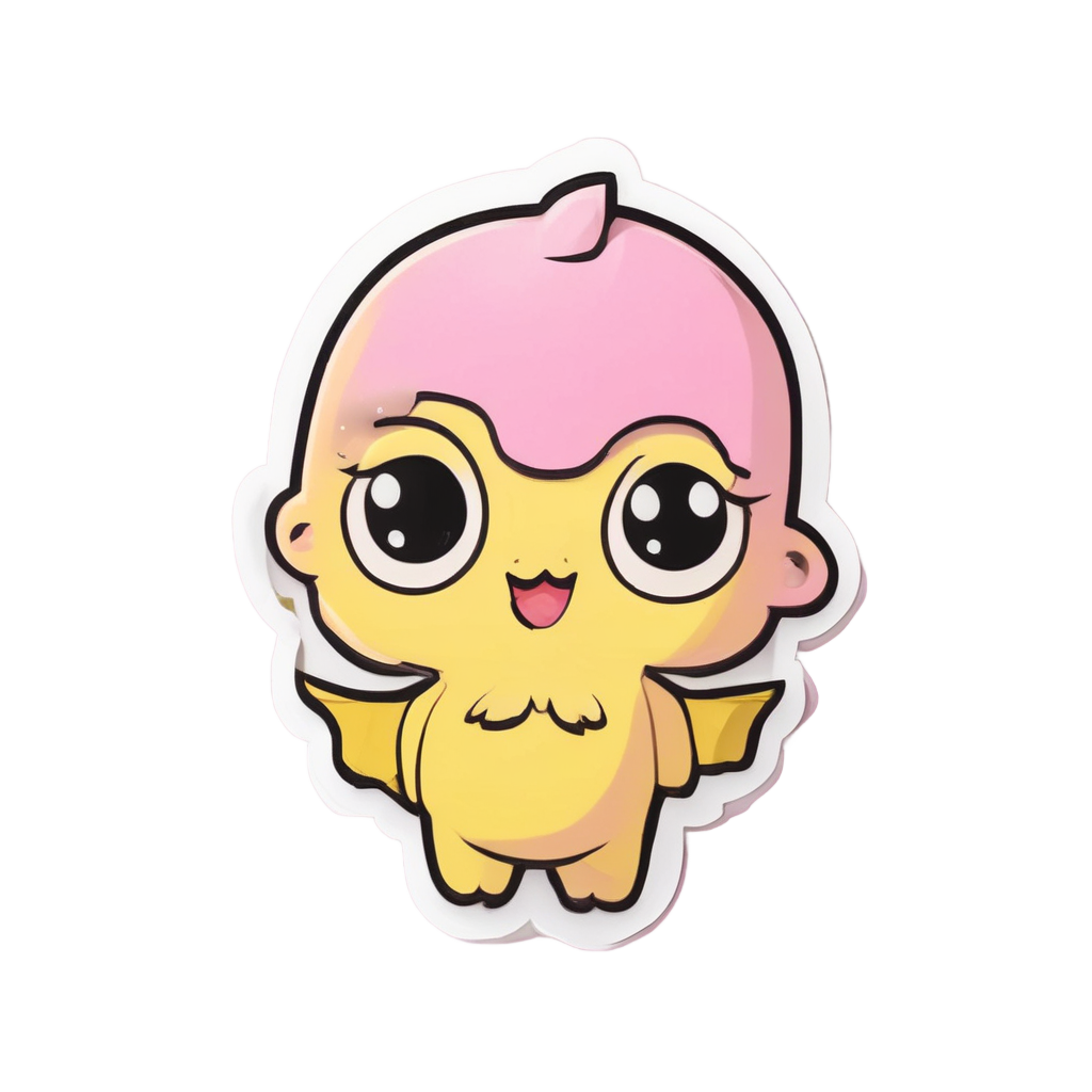 Baby Lightning Smile — high voltage stickers