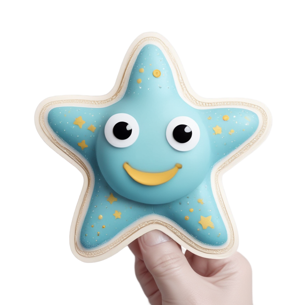 Baby Starfish — ocean nursery stickers
