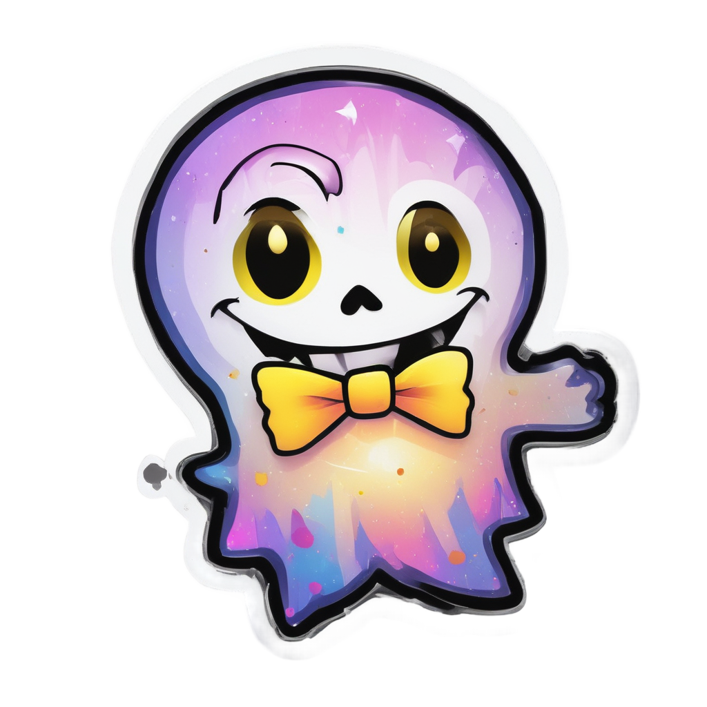 Badge Ghost Chill — warning signage stickers