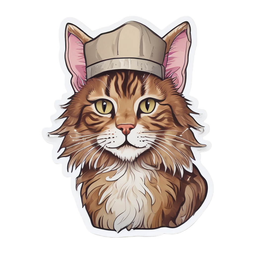 Baking Coon with Cookies — animals & pets stickers