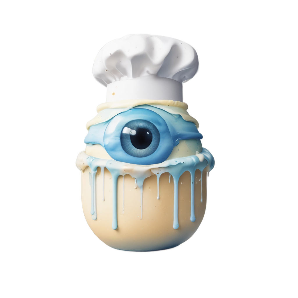 Baking Eye with Whisk — creepy-cute stickers