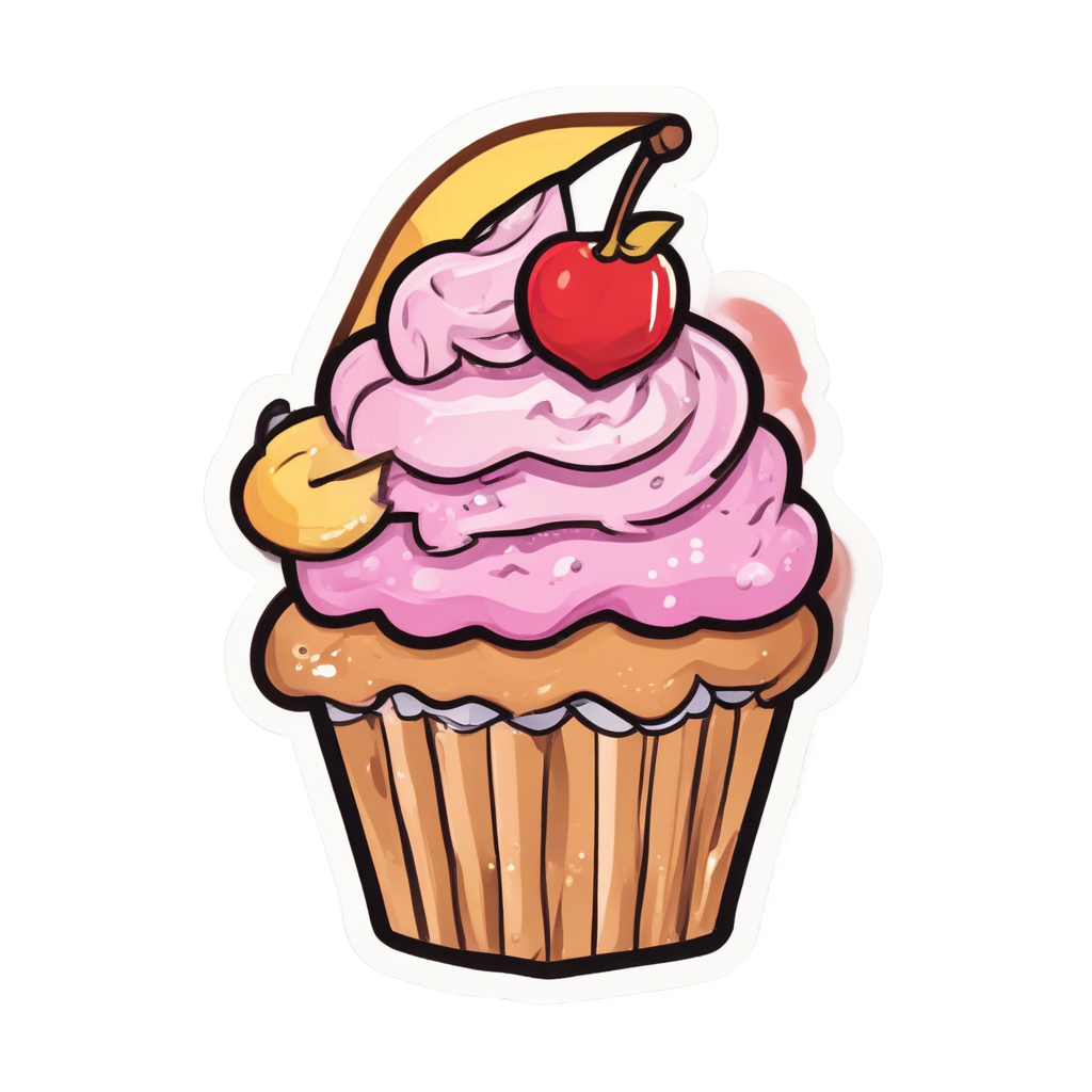 Baking Lightning with Cupcake — high voltage stickers