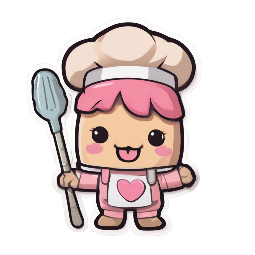 Baking Wrench Chef — garage stickers