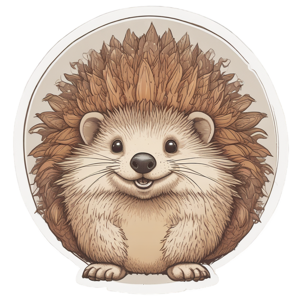 Balancing Acorn on Nose — animals & pets stickers