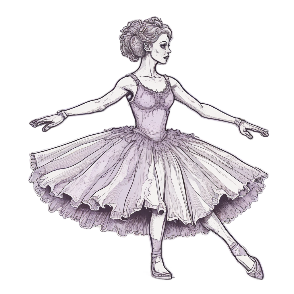 Ballerina with Severed Toe — creepy-cute stickers
