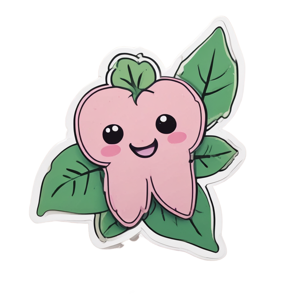Bandaid Nightshade Sprig — gothic botanical stickers