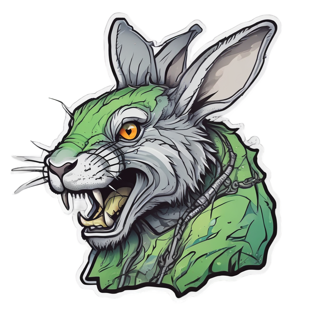 Barbed Hare — farm nursery stickers