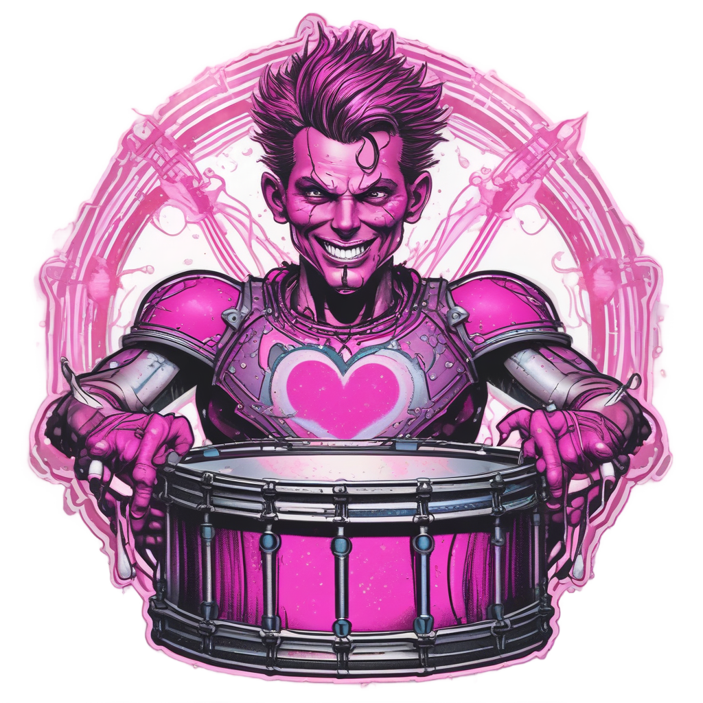 Barbed Heart Drummer — barbed wire stickers