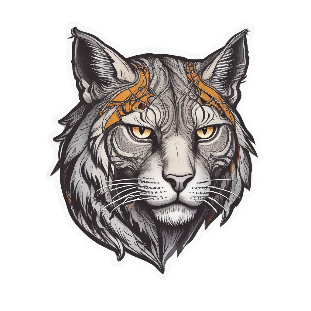 Barbed Wildcat Prowl — barbed wire stickers