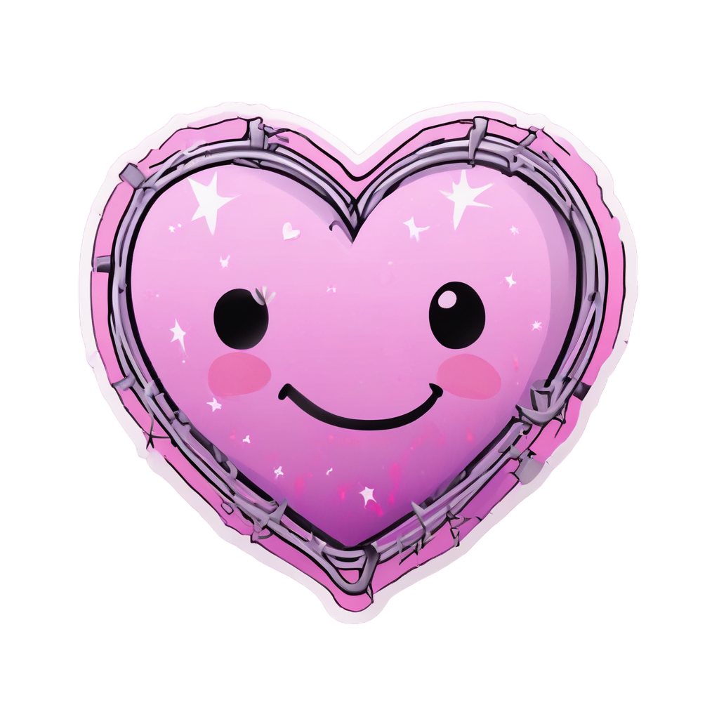 Barbed Wire Cutie — barbed wire stickers