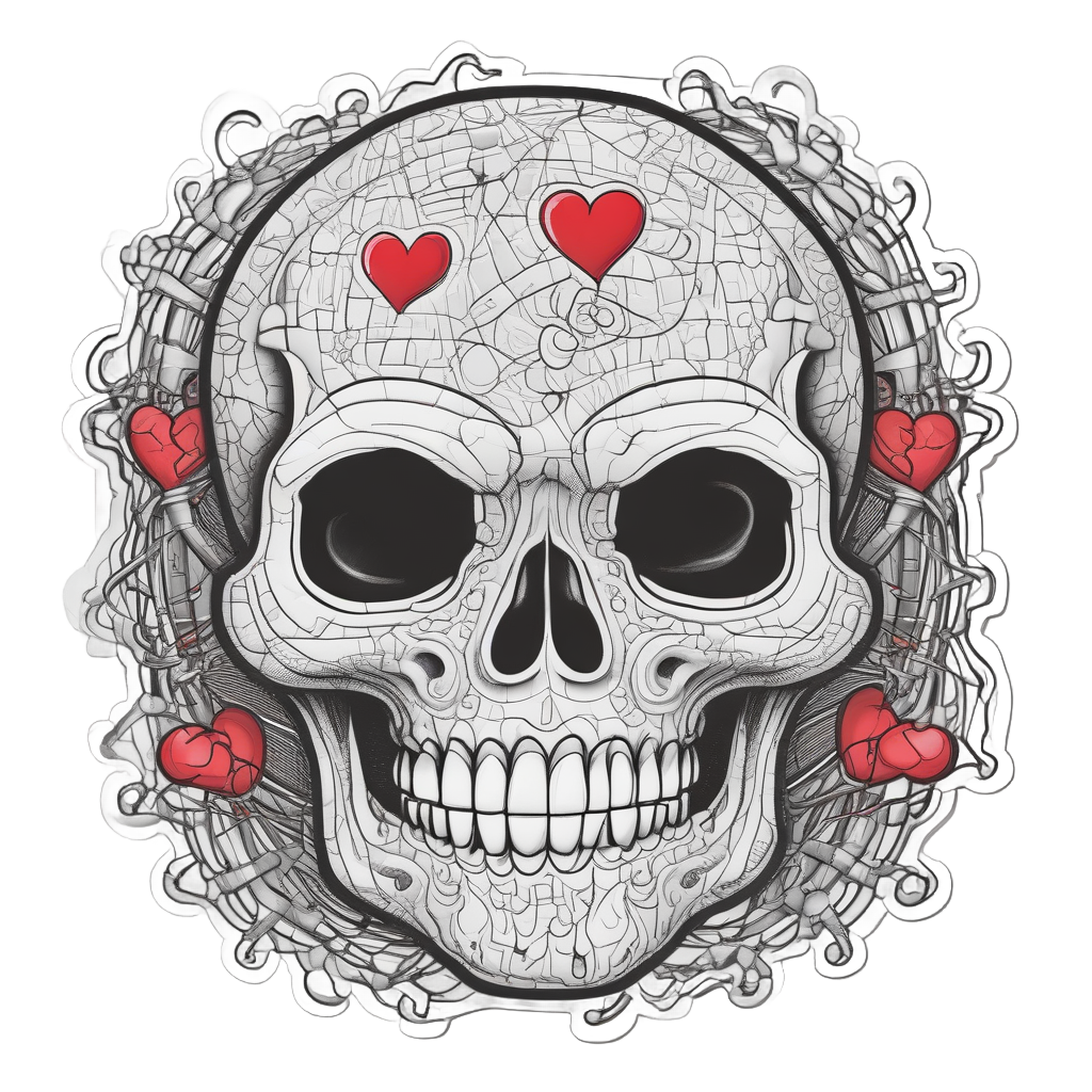 Barbed Wire Grin — barbed wire stickers