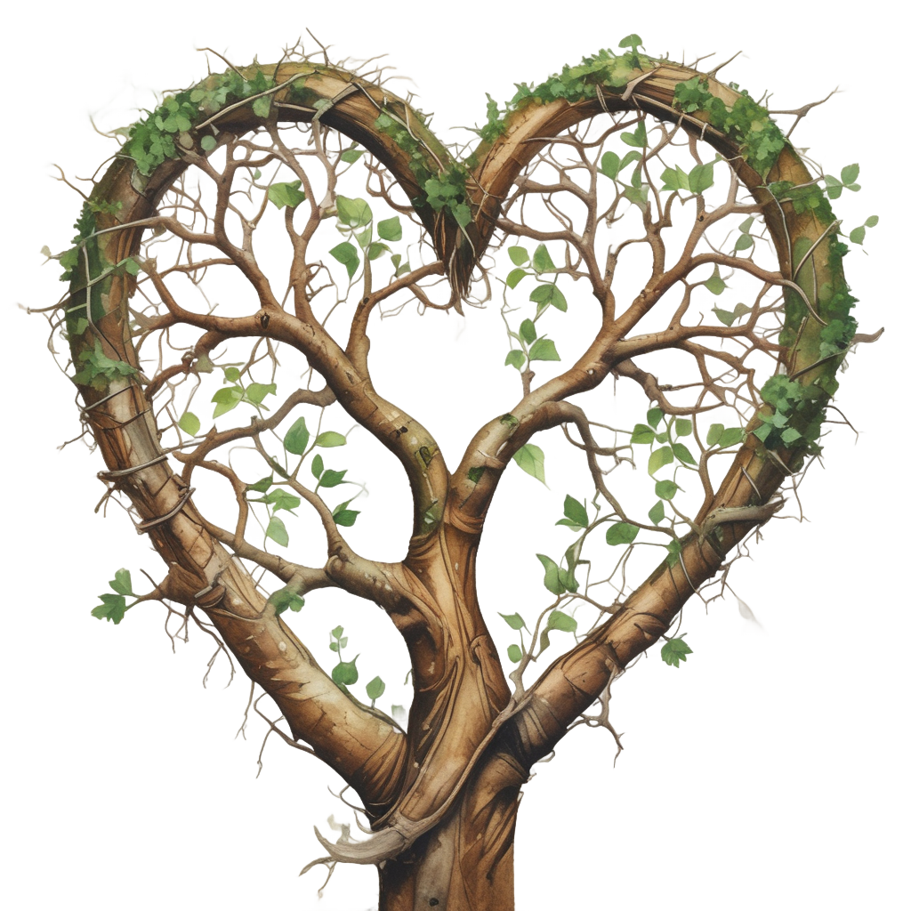 Barbed Wire Heart Tree — barbed wire stickers