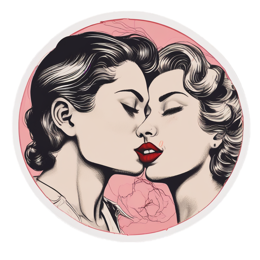 Barbed Wire Kiss — barbed wire stickers