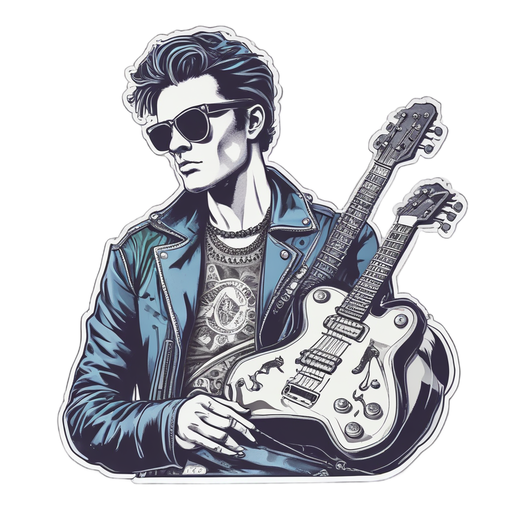Barbed Wire Rock Star — barbed wire stickers