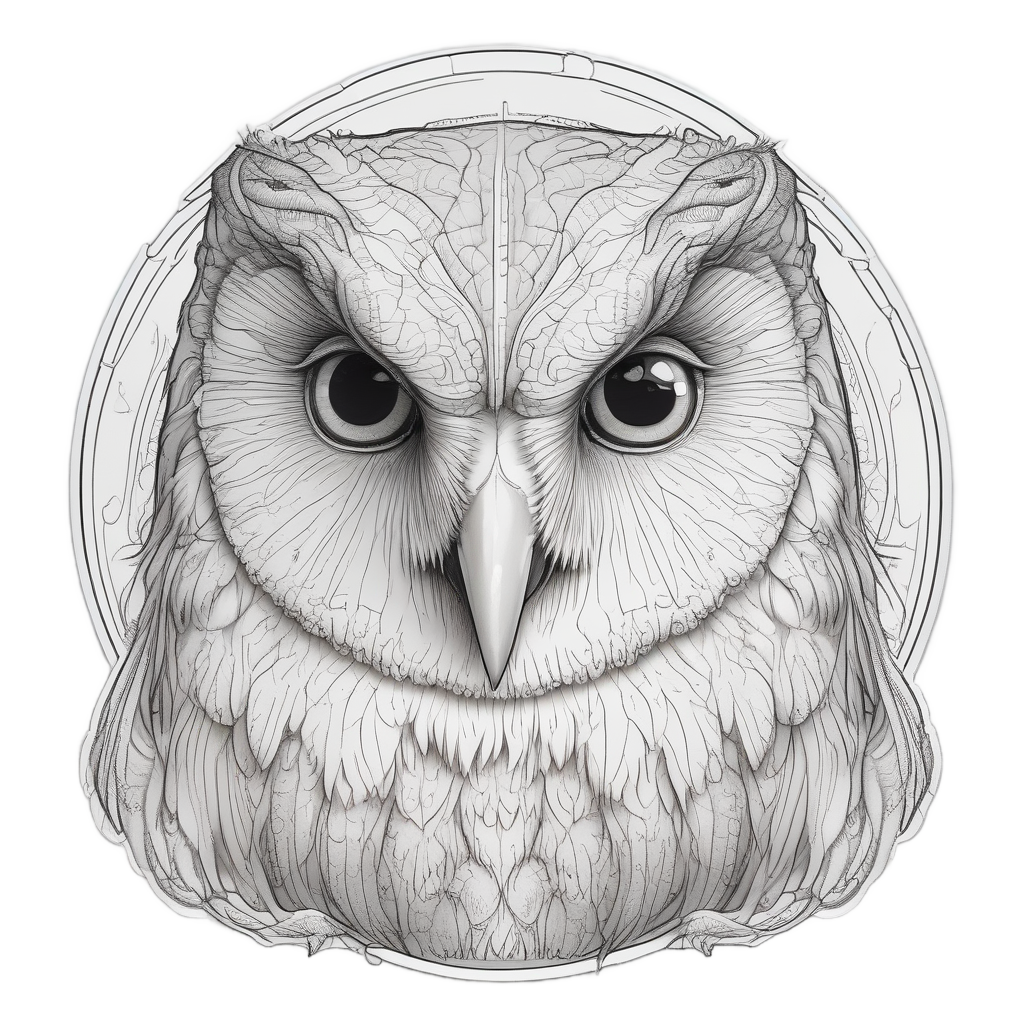 Barn Owl Sentinel — outdoorsman stickers