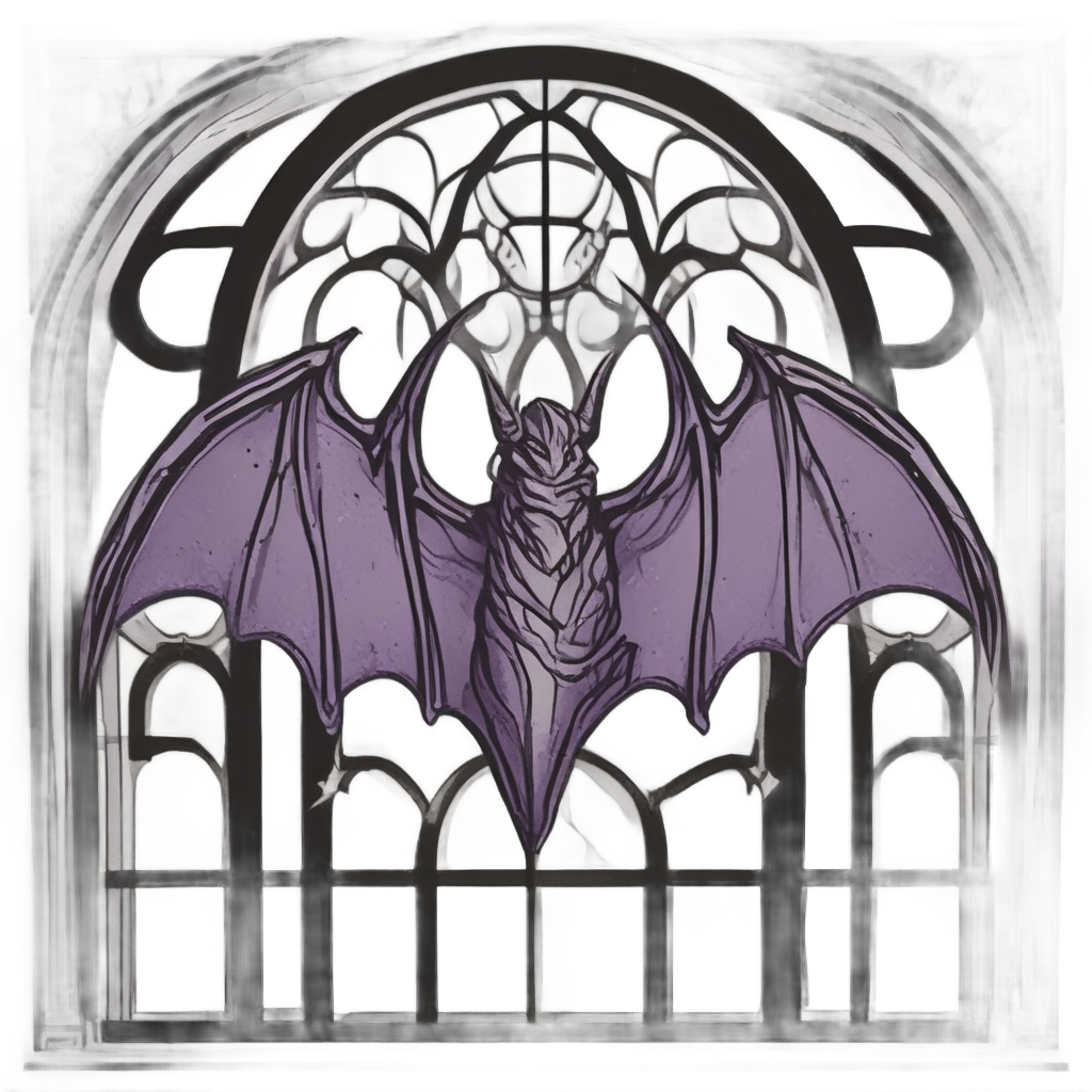Bat Wing Arch — victorian gothic stickers