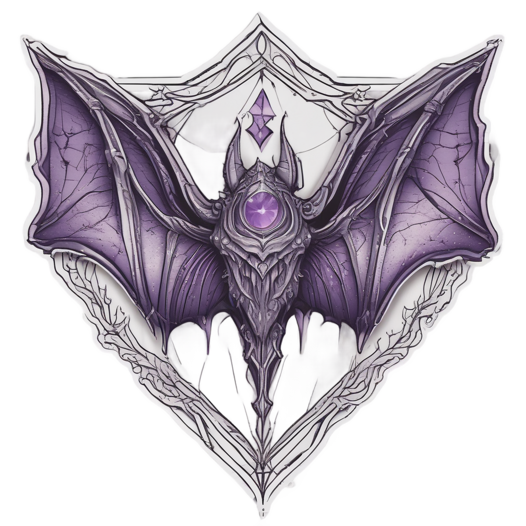 Bat Wing Hazard — warning signage stickers