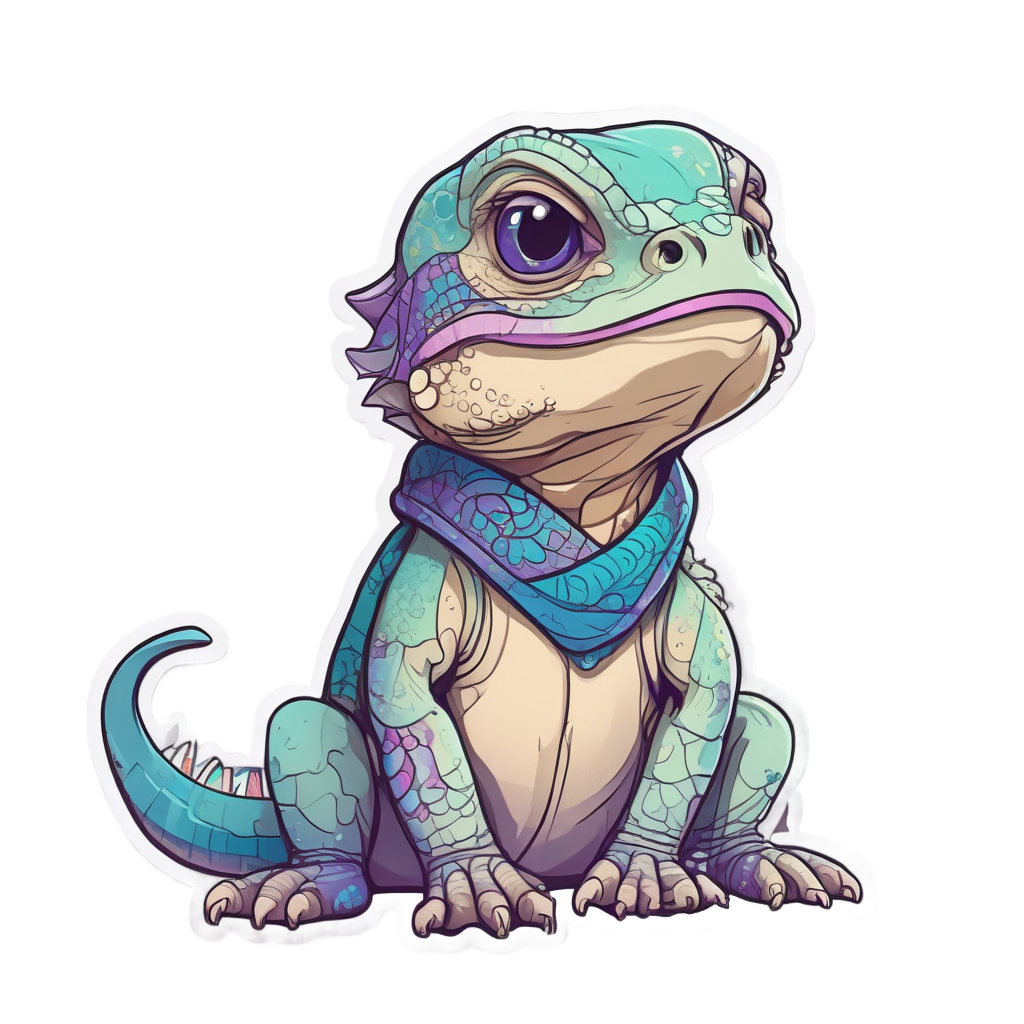 Beardie Doing Yoga — animals & pets stickers