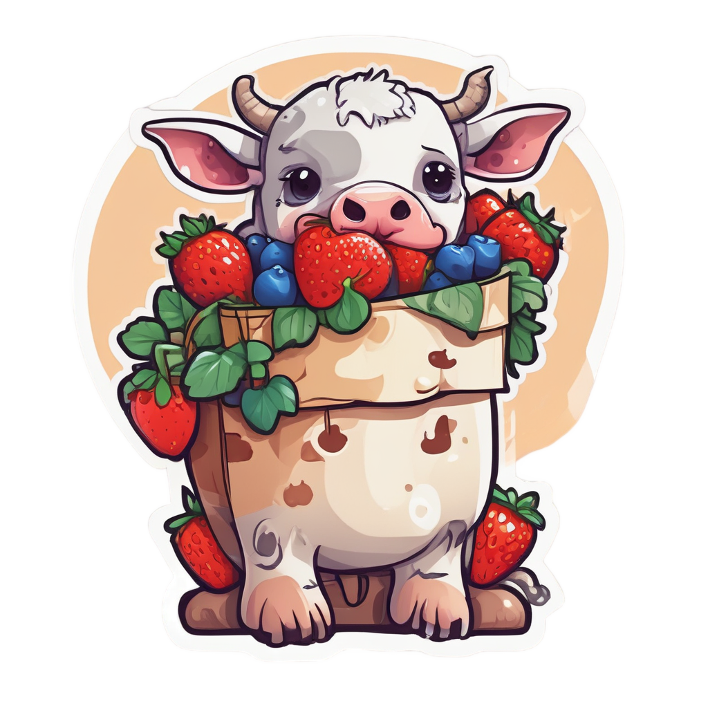 Berry Basket Carrier — farm nursery stickers
