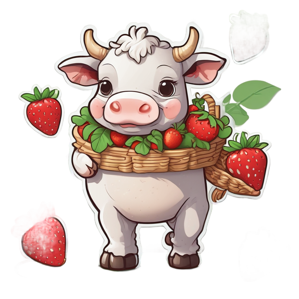Berry Basket Helper — farm nursery stickers