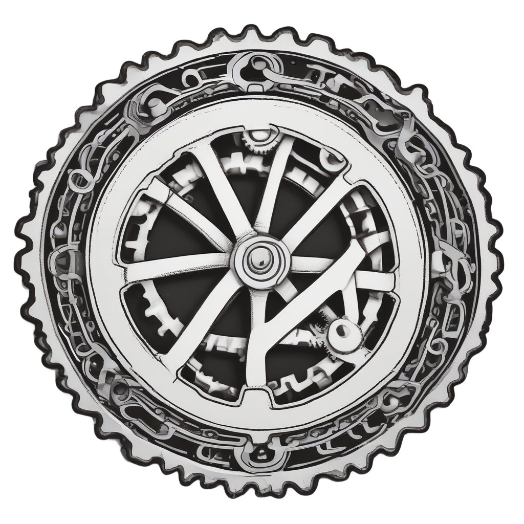 Bicycle Chain Route — open road stickers