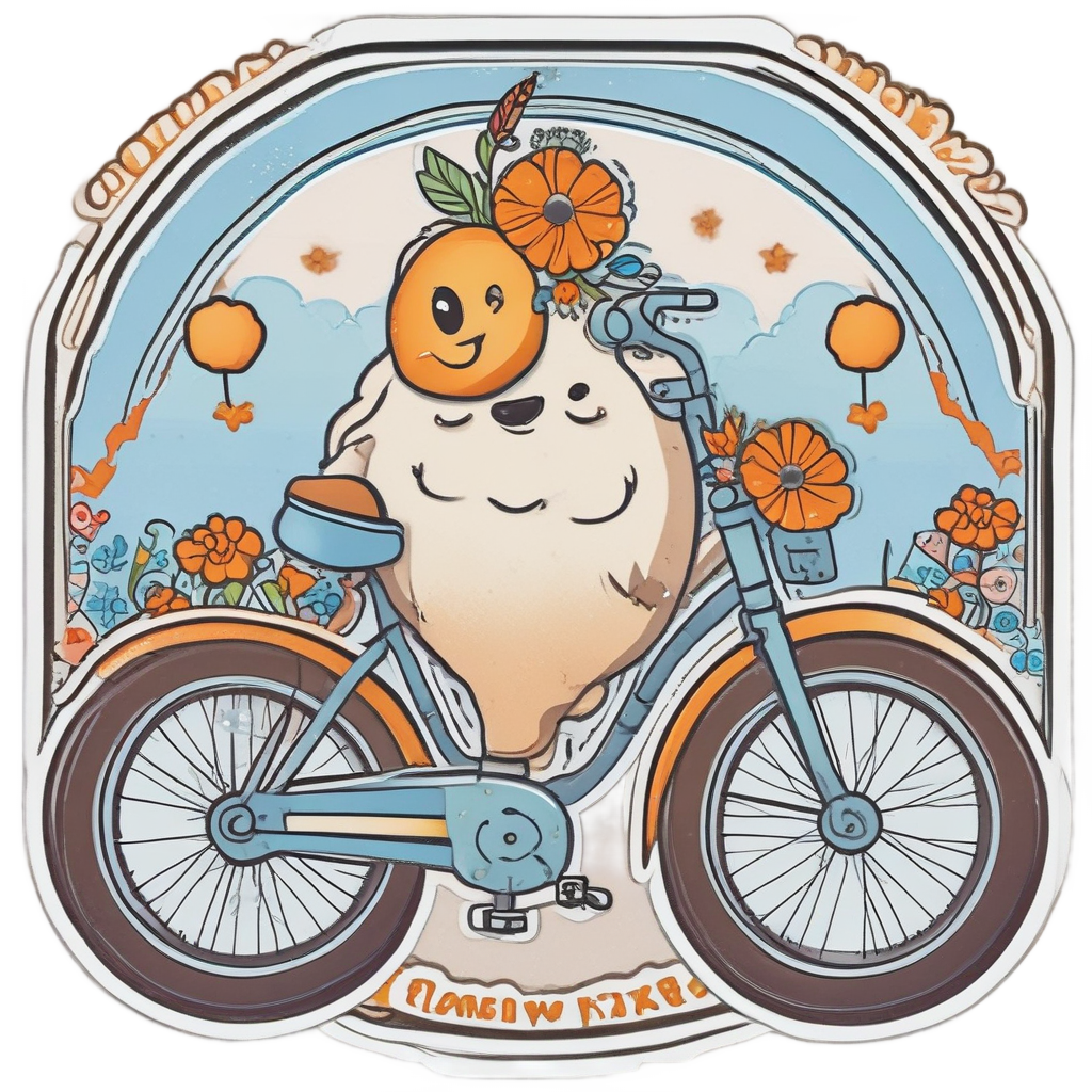 Bicycle Path Explorer — open road stickers