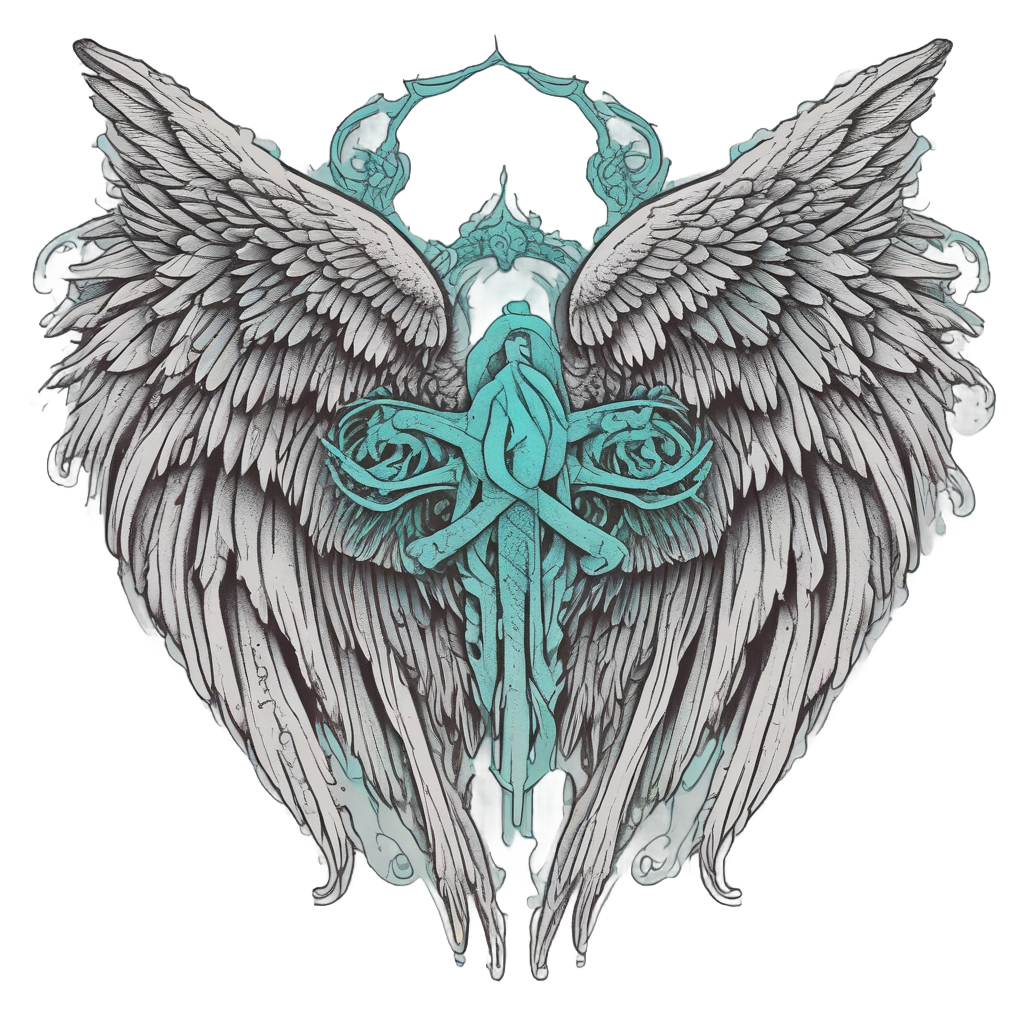 Biohazard Angel Wings — biohazard stickers