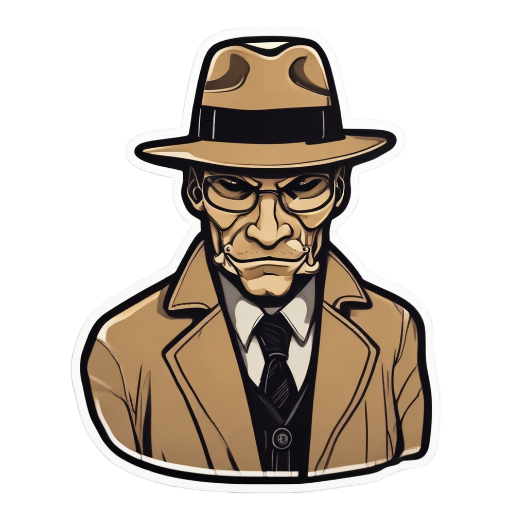 Biohazard as Detective — biohazard stickers