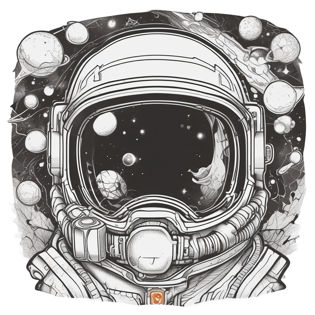 Biohazard Astronaut Helmet — biohazard stickers