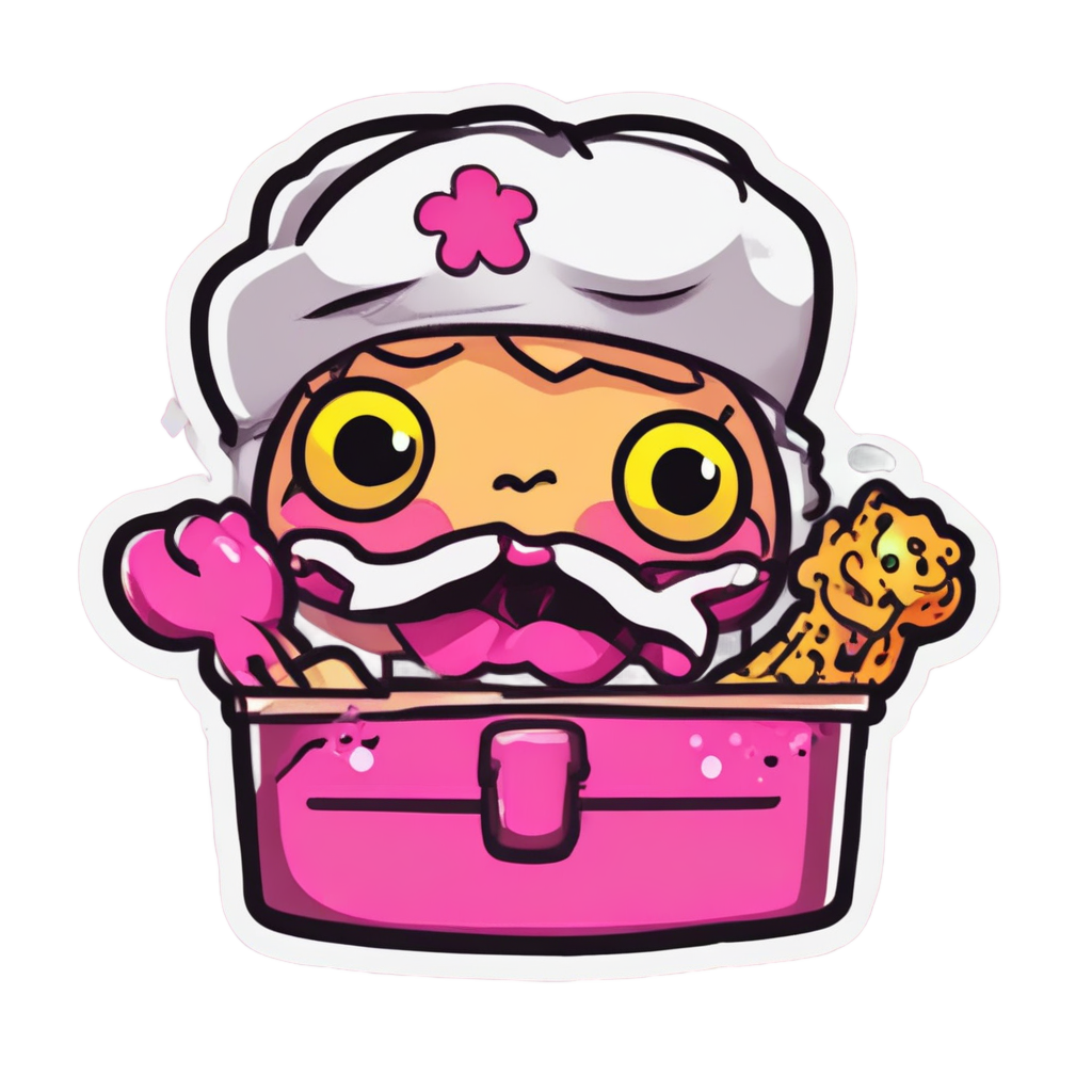 Biohazard Baking Bento — biohazard stickers