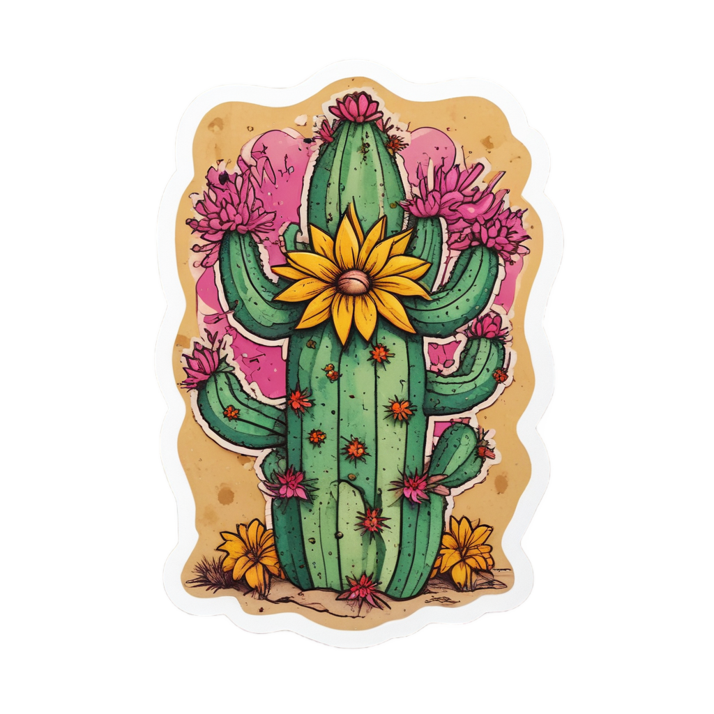 Biohazard Cactus Spikes — biohazard stickers