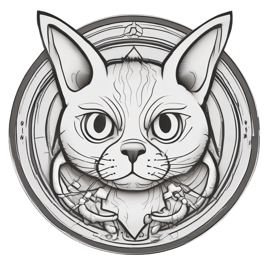 Biohazard Cat Silhouette — biohazard stickers