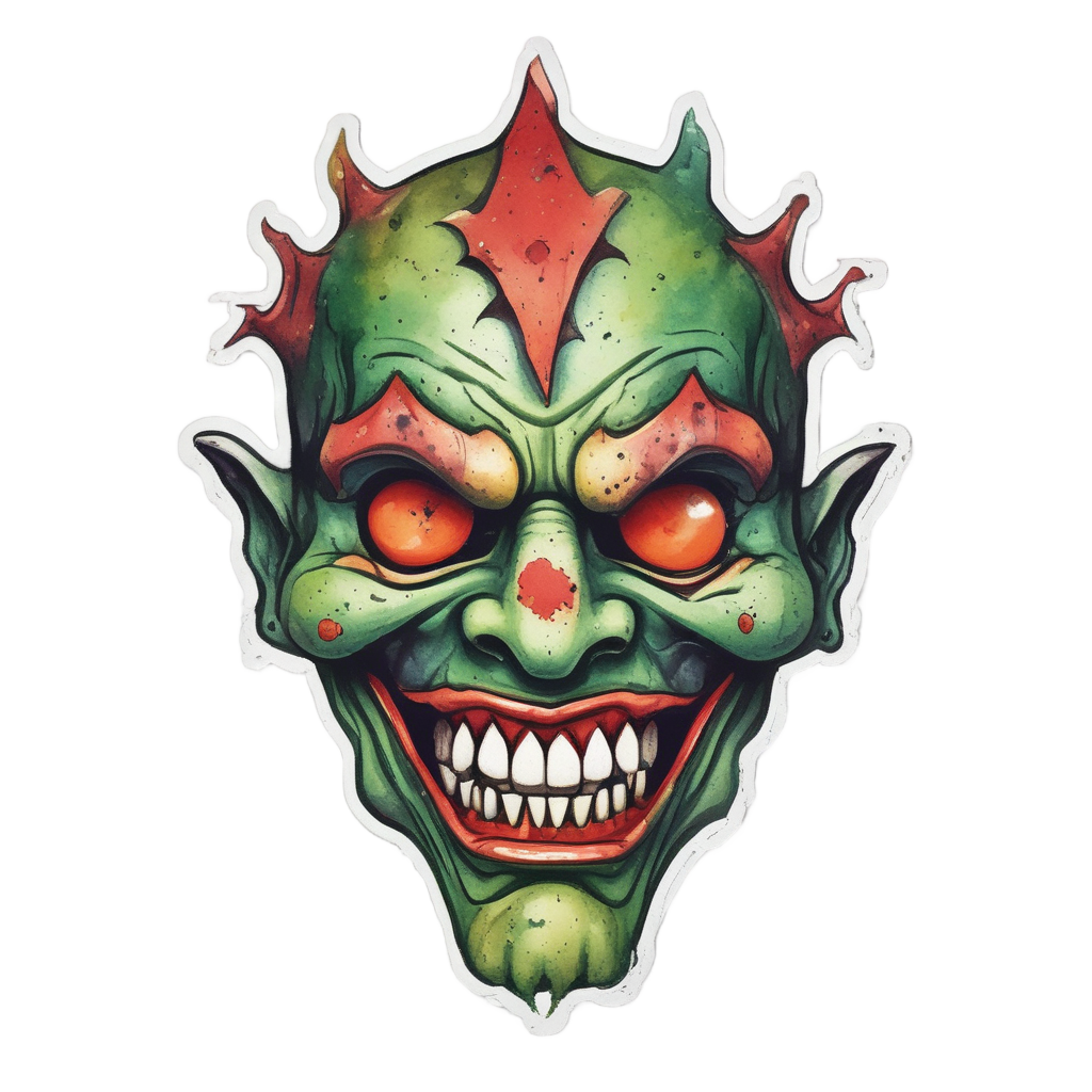 Biohazard Clown Mask — biohazard stickers