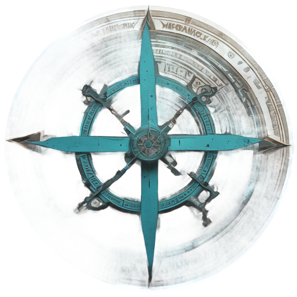 Biohazard Compass Papercut — biohazard stickers
