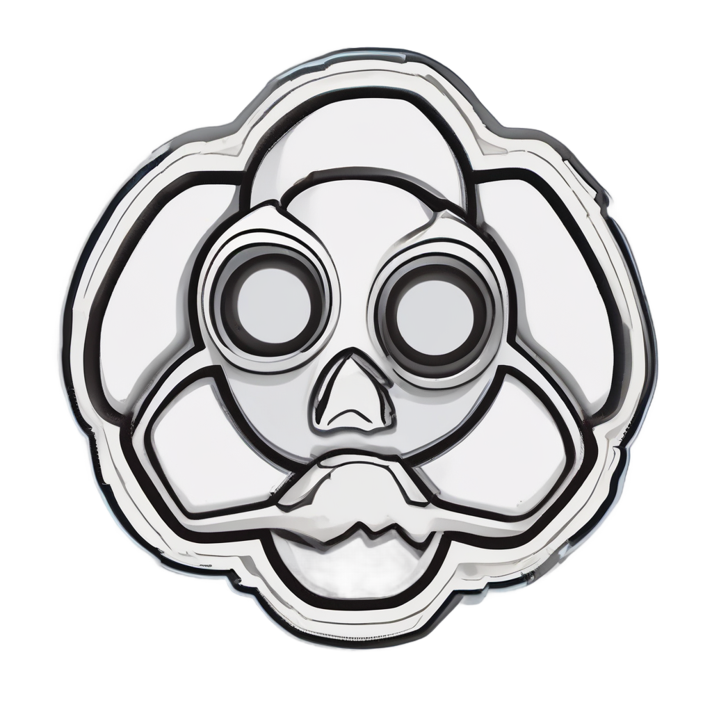 Biohazard Crying Tear Drop — biohazard stickers