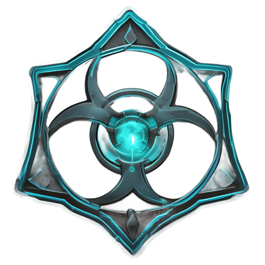 Biohazard Crystal Core — biohazard stickers