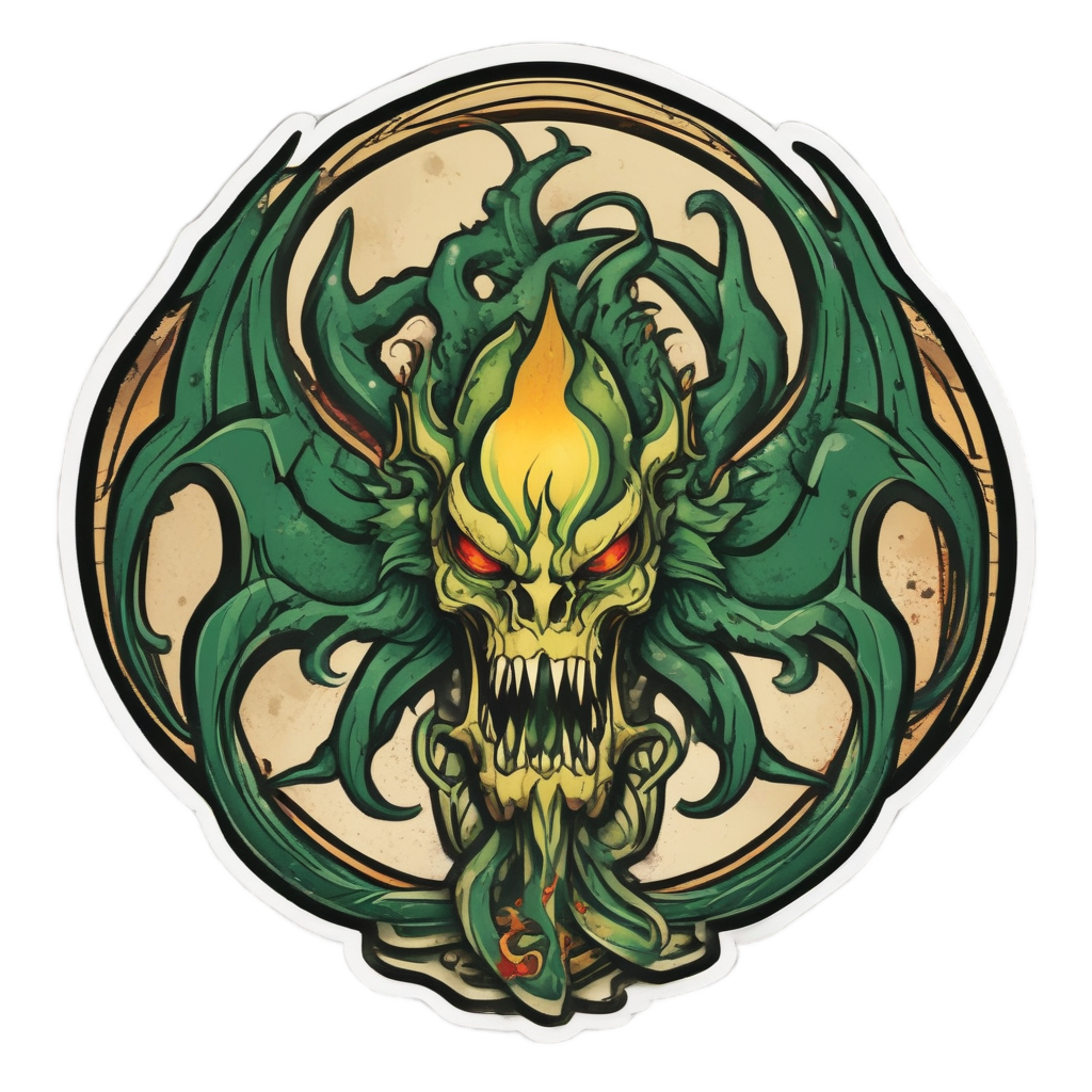 Biohazard Dragon Claw — biohazard stickers