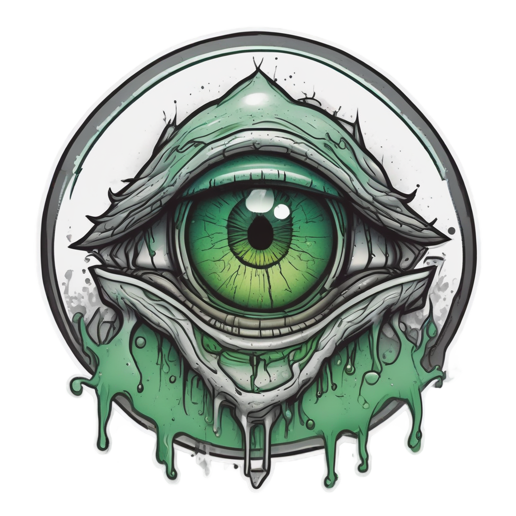 Biohazard Eye and Tears — biohazard stickers
