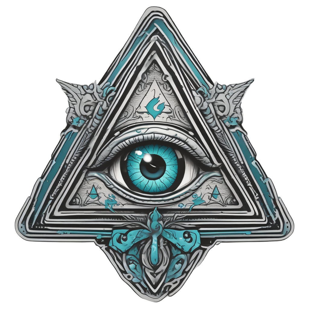 Biohazard Eye of Providence — biohazard stickers