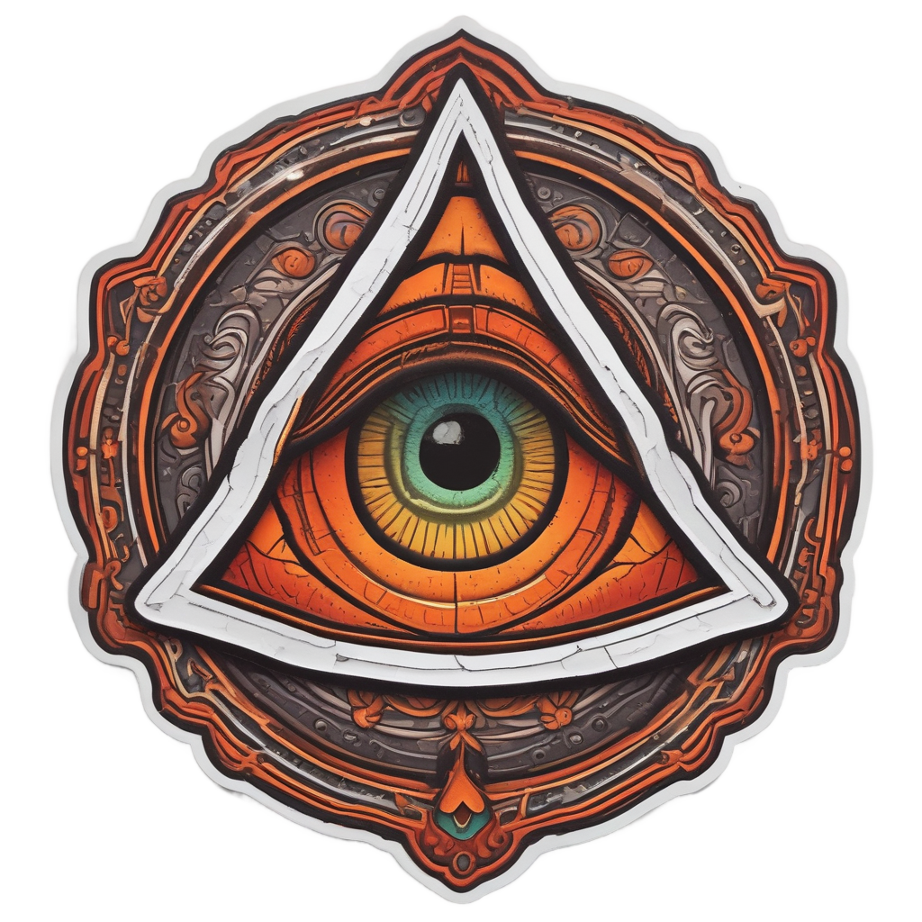 Biohazard Eye of Sauron — biohazard stickers